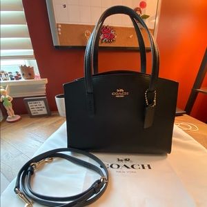 Coach Charlie 28 Carryall in pebble leather